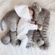 Grande peluche éléphant tout doux pour bébé