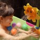 Fleur de tournesol jouet bébé pour le bain
